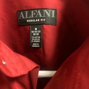Red Alfani Dress Shirt